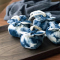 Hand-Dyed Indigo Persimmon Sachet | Scented Pouch, Bag Charm & Pincushion