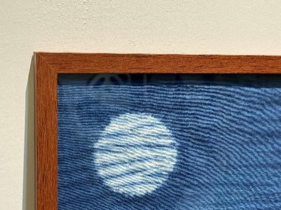 Custom Indigo Shibori Wall Art – Personalized Handmade Framed Gift | One-of-a-Kind