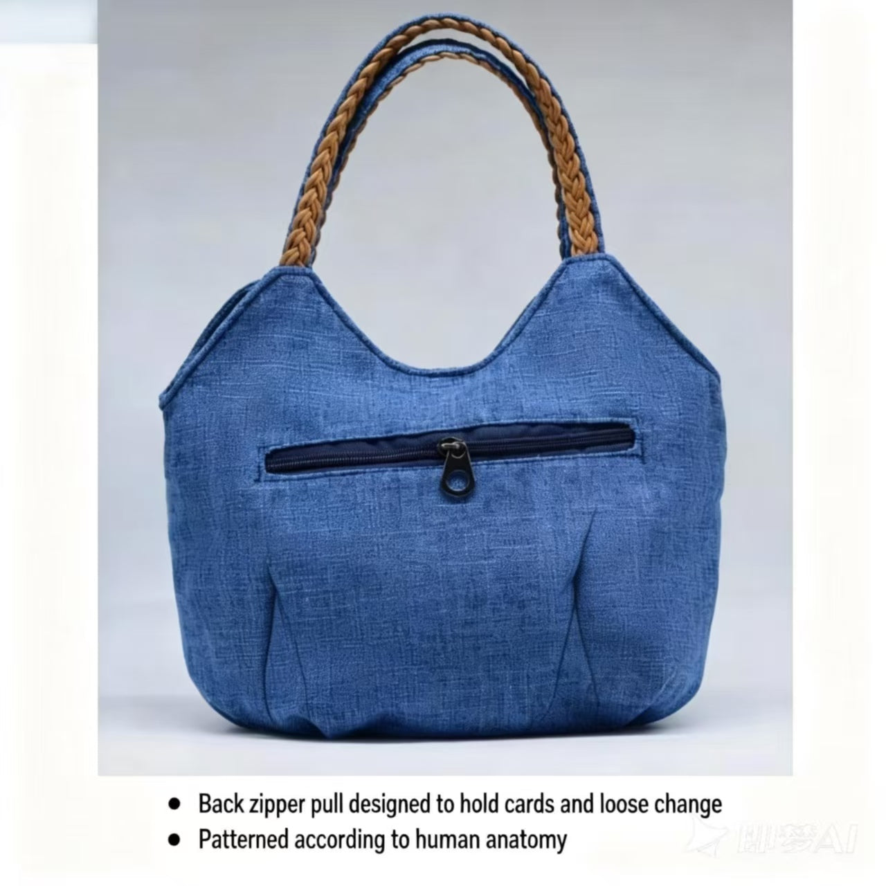 Ethnic-Style Tie-Dye Handbag for Women Original Design Unisex Handbag Casual and Versatile Literary-Style Chinese-Inspired Bag