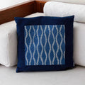 Indigo-Dyed Throw Pillow Cover – Handmade 100% Cotton | Boho Home Decor