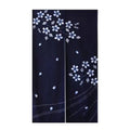 Indigo Hand-Dyed Door Curtain | Plum Blossom & Rabbit