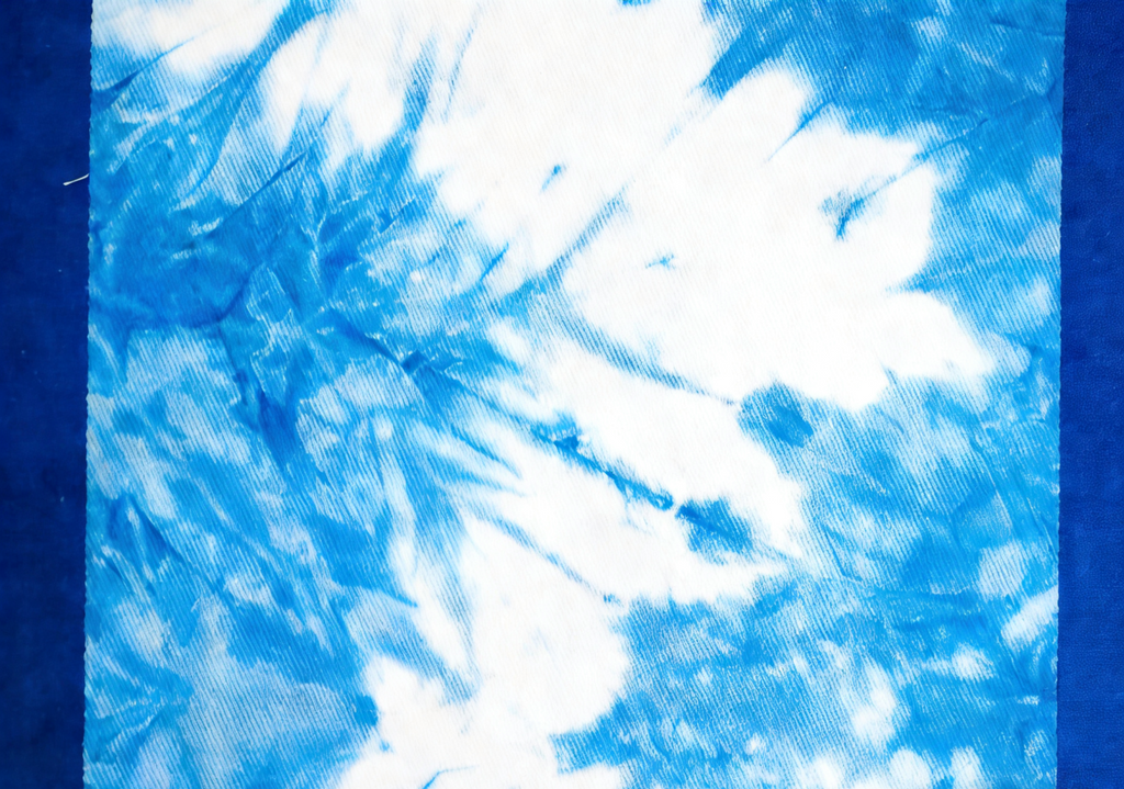 Hand-Dyed Indigo Table Runner | Tassel Table Scarf Cotton Textile