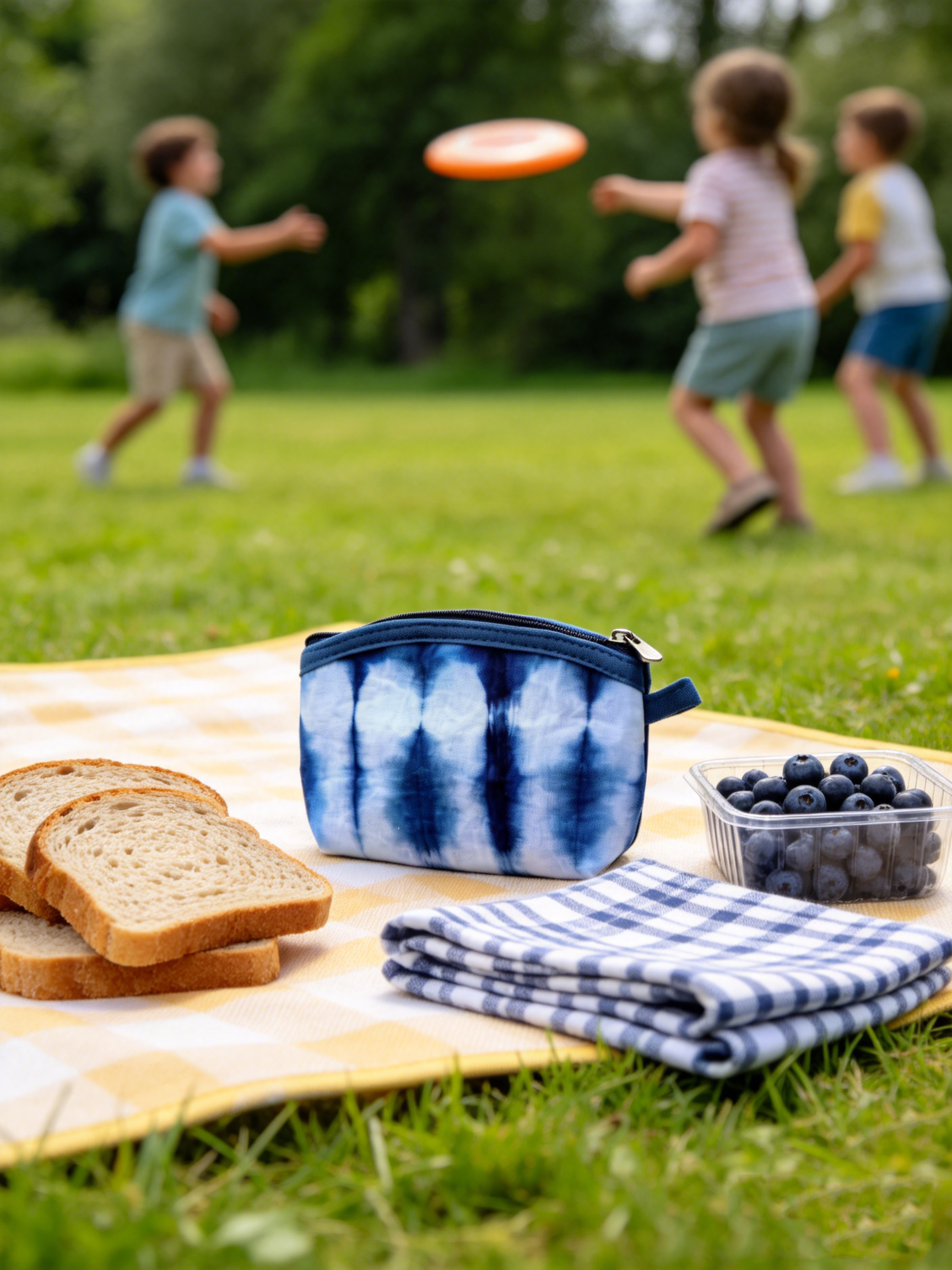 Indigo Shibori Coin Purse — Hand-Dyed Zipper Wallet | Card & Coin Pouch